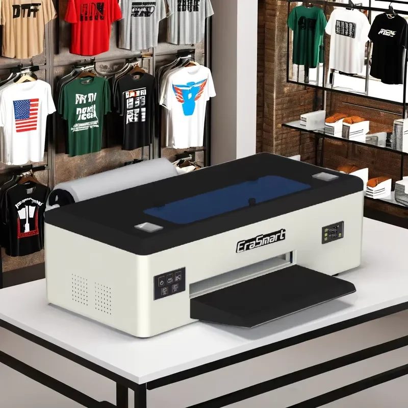 EraSmart 2026 T Shirt Clothes 30cm 13Inch A3 Dtf Printer With Powder Shaker Machines for Small Businesses