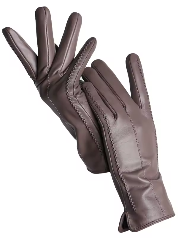 Women's sheepskin gloves winter warm plus velvet short thin touch screen driving color women's leather gloves good quality -2226 - Image 19