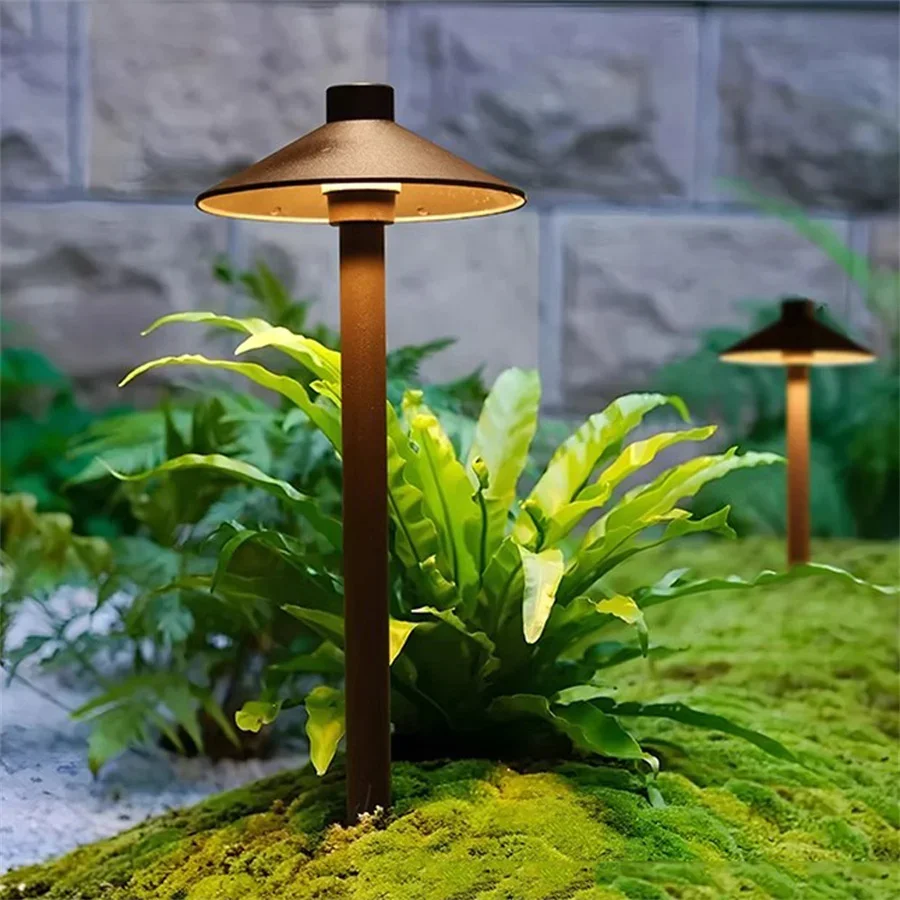 

Outdoor Mushroom LED Landscape Light Villa Garden Patio Insert Ground Pathway Lawn Lamp Waterproof Bollard Light 220V 110V 24V