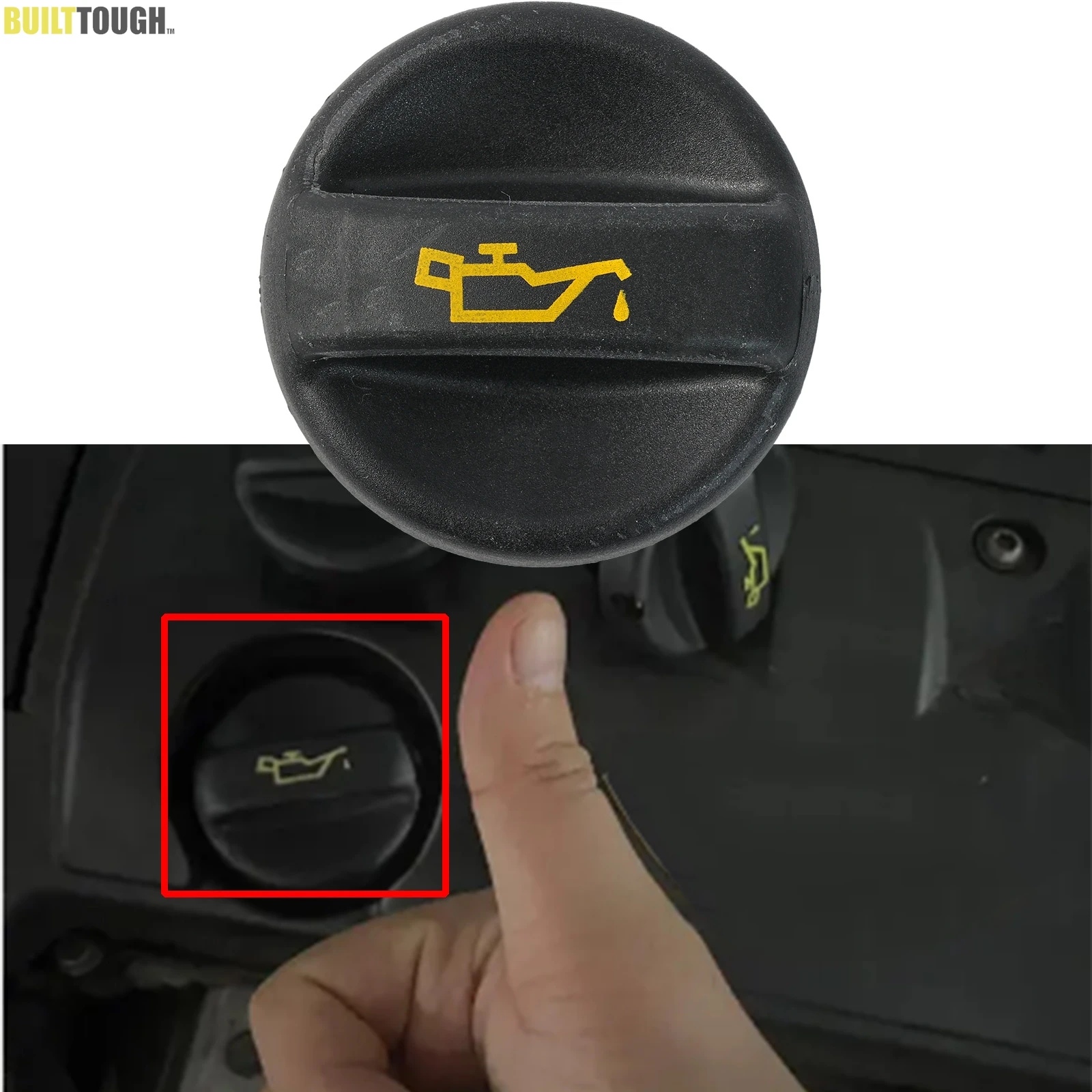 1X For Peugeot 107 206 207 306 307 308 406 607 807 1007 3008 5008 Bipper Expert Partner Oil Filler Cap Tank Cover 11127572848