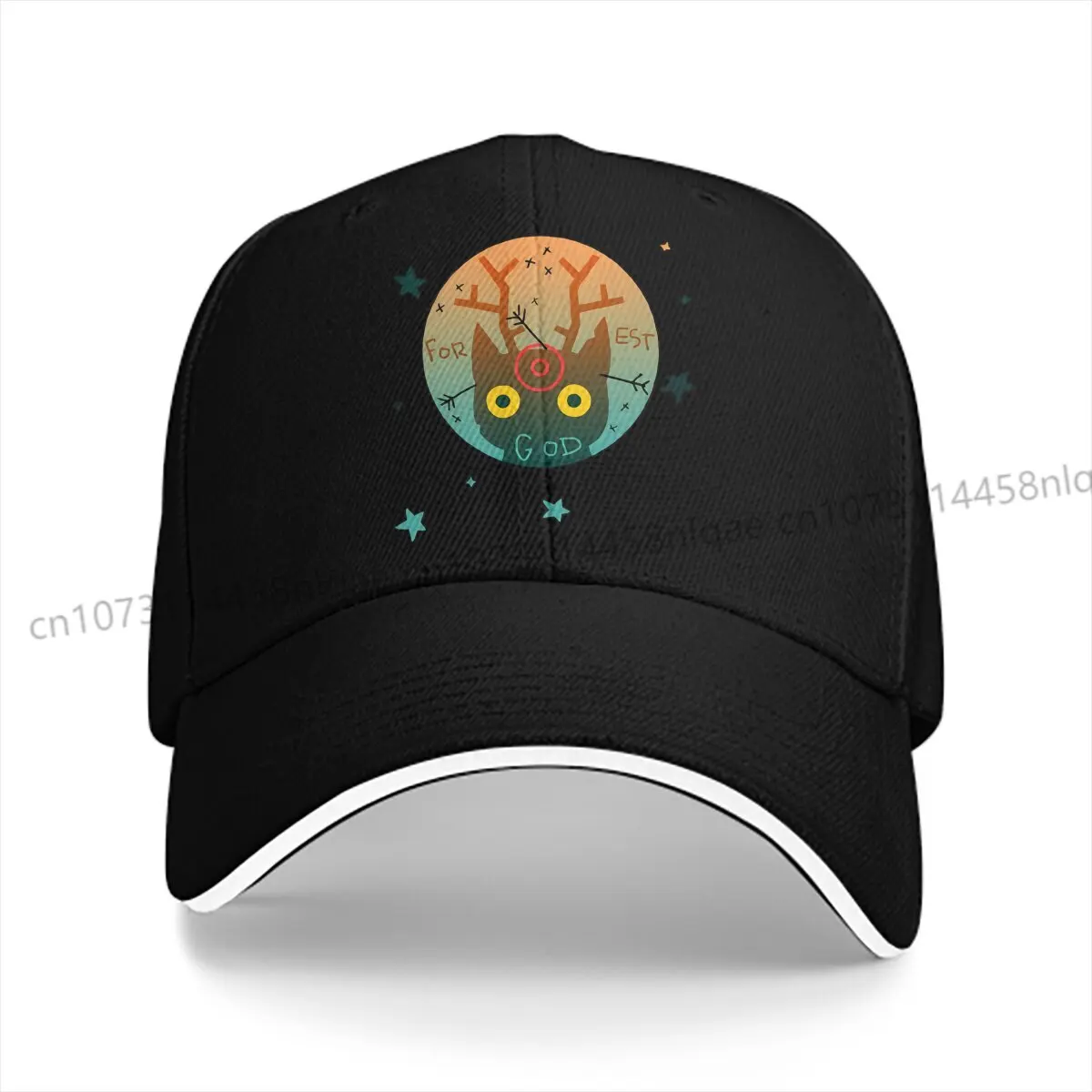 Forest God Night In Woods Sunprotection Cap Sun Visor Hip Hop Caps Cowboy Hat Peaked Hats