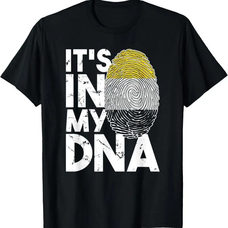 It'S In My Dna Garifuna Flag Afro Caribbean Fingerprint T Shirt