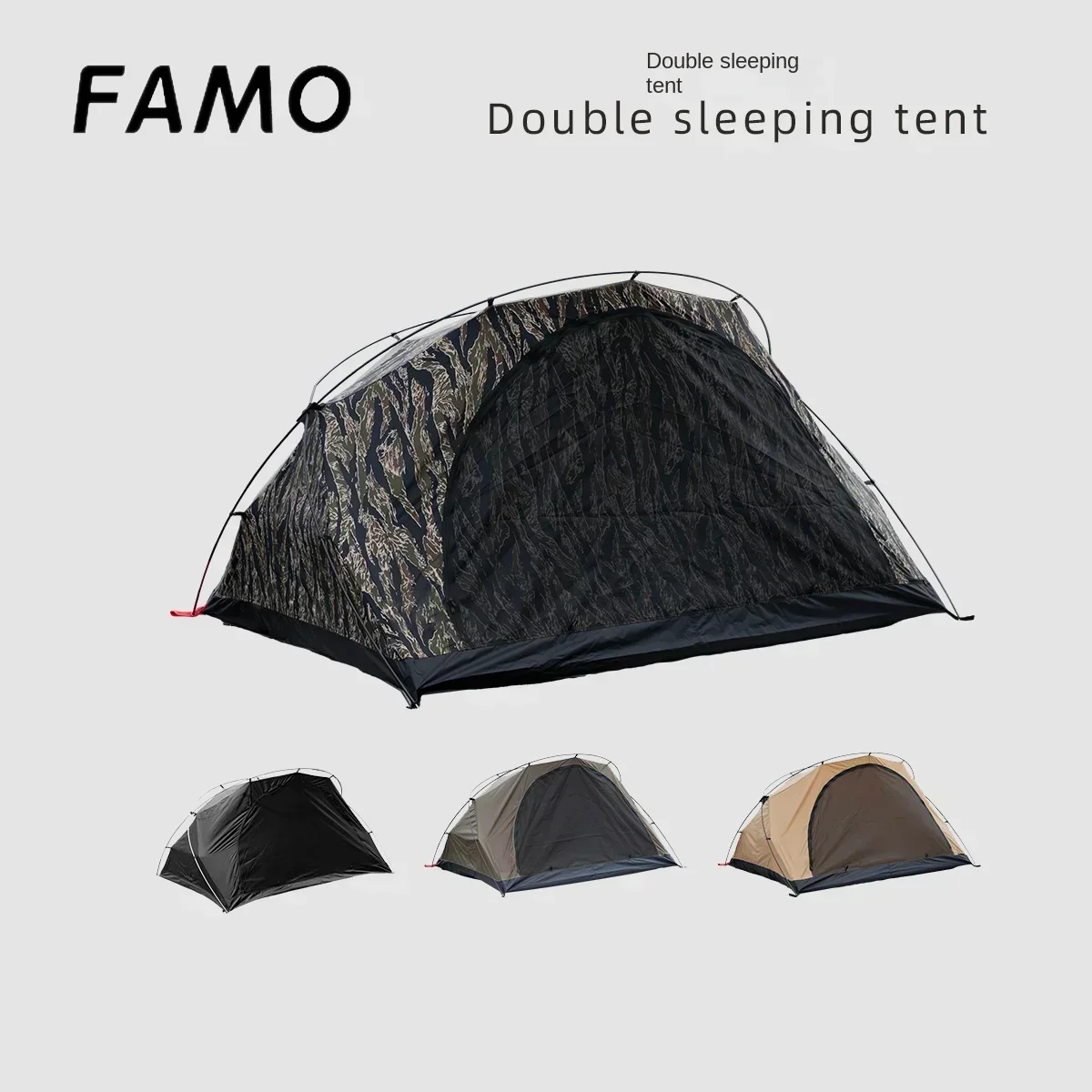 One Person Tent Waterproof Ultralight Camping Equipment Hiking Wild Trips Shelter Outdoor Backpacking Houses and Habitats