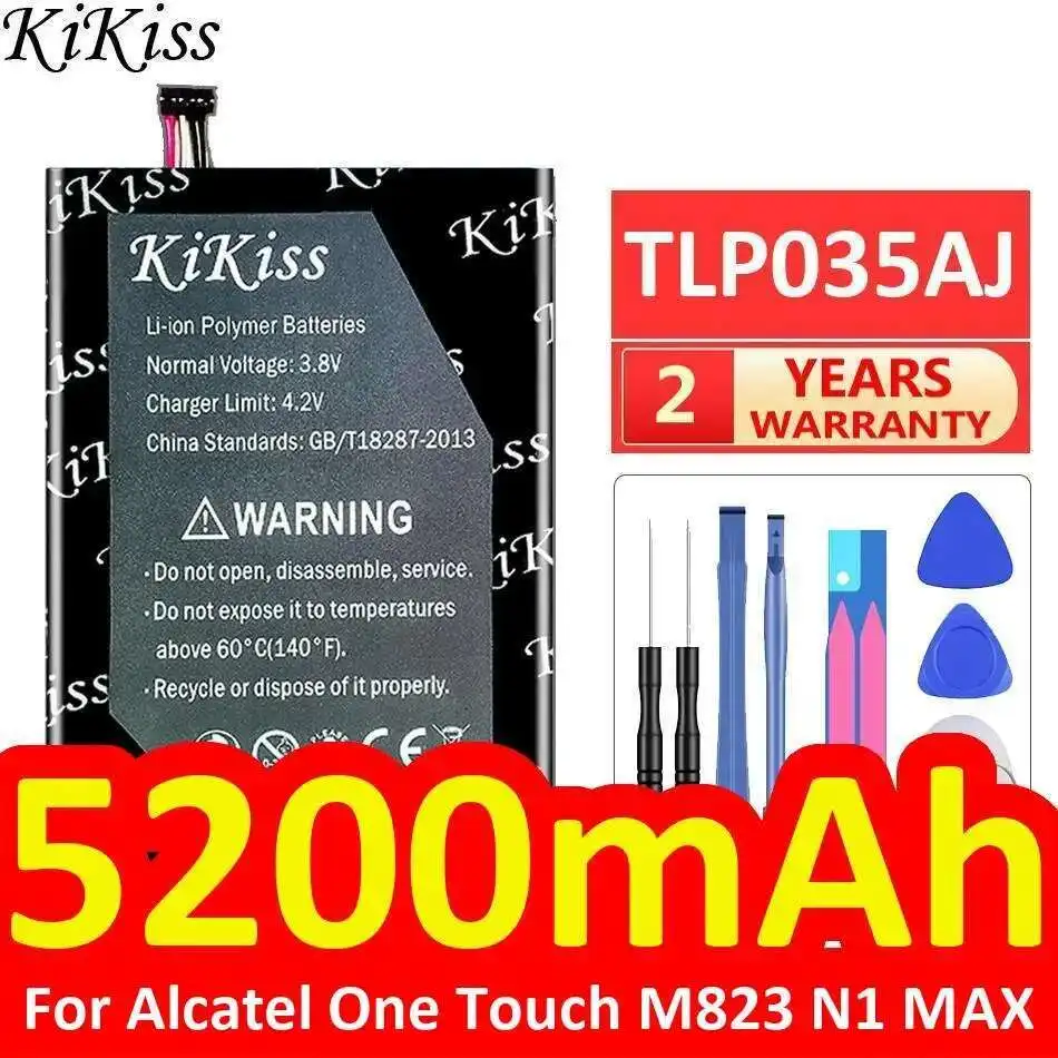 

TLP035AJ 5200Mah Mobile Phone Battery Reliable Power For Alcatel One Touch M823 N1 Max