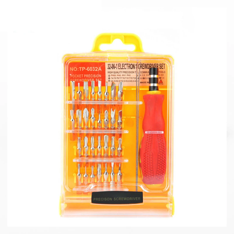 32 in 1 multifunctional combination screwdriver mobile phone laptop and glasses precision maintenance tool