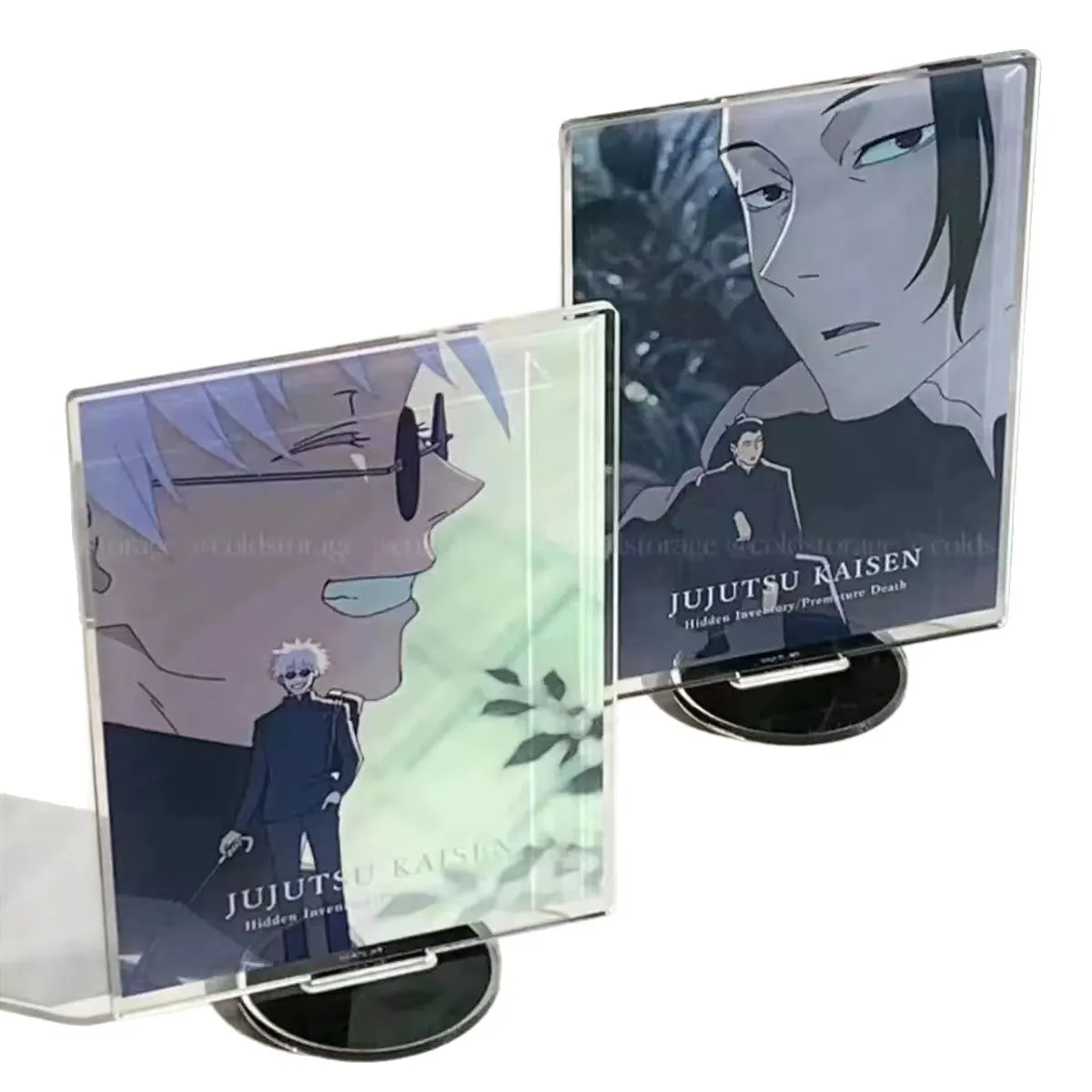 

2pcs Anime Acrylic Stand Jujutsu Kaisen Action Figure Spell Battle Decorative Figurines for Desk Decoration Cosplay Accesseries