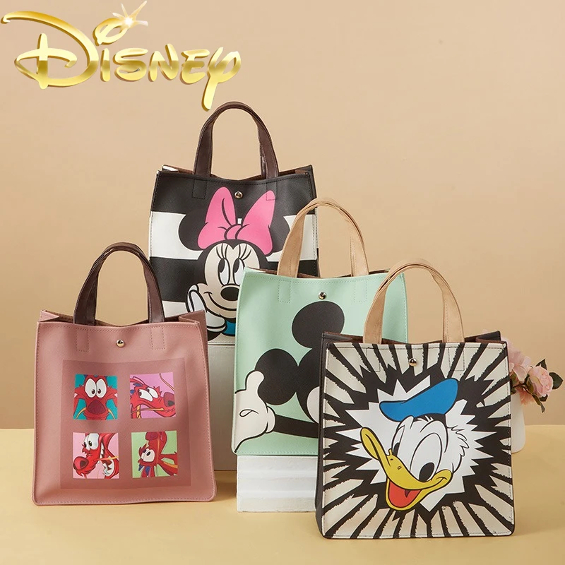 

Disney Original New Women's Handbag Print Fashion Women's Shoulder Bag Casual Storage Shopping Bag Large Capacity High Quality