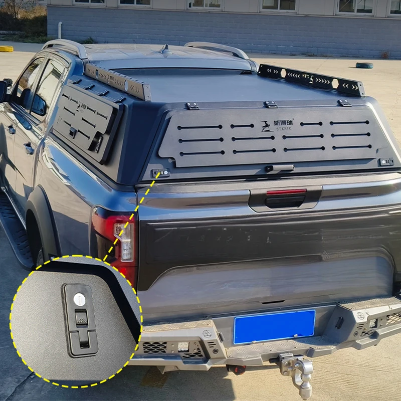 Hot Sale Customized Truck Cover Fully Enclosed  Pickup Truck Topper Aluminum Canopy  for  F150  Hilux  Ram 1500