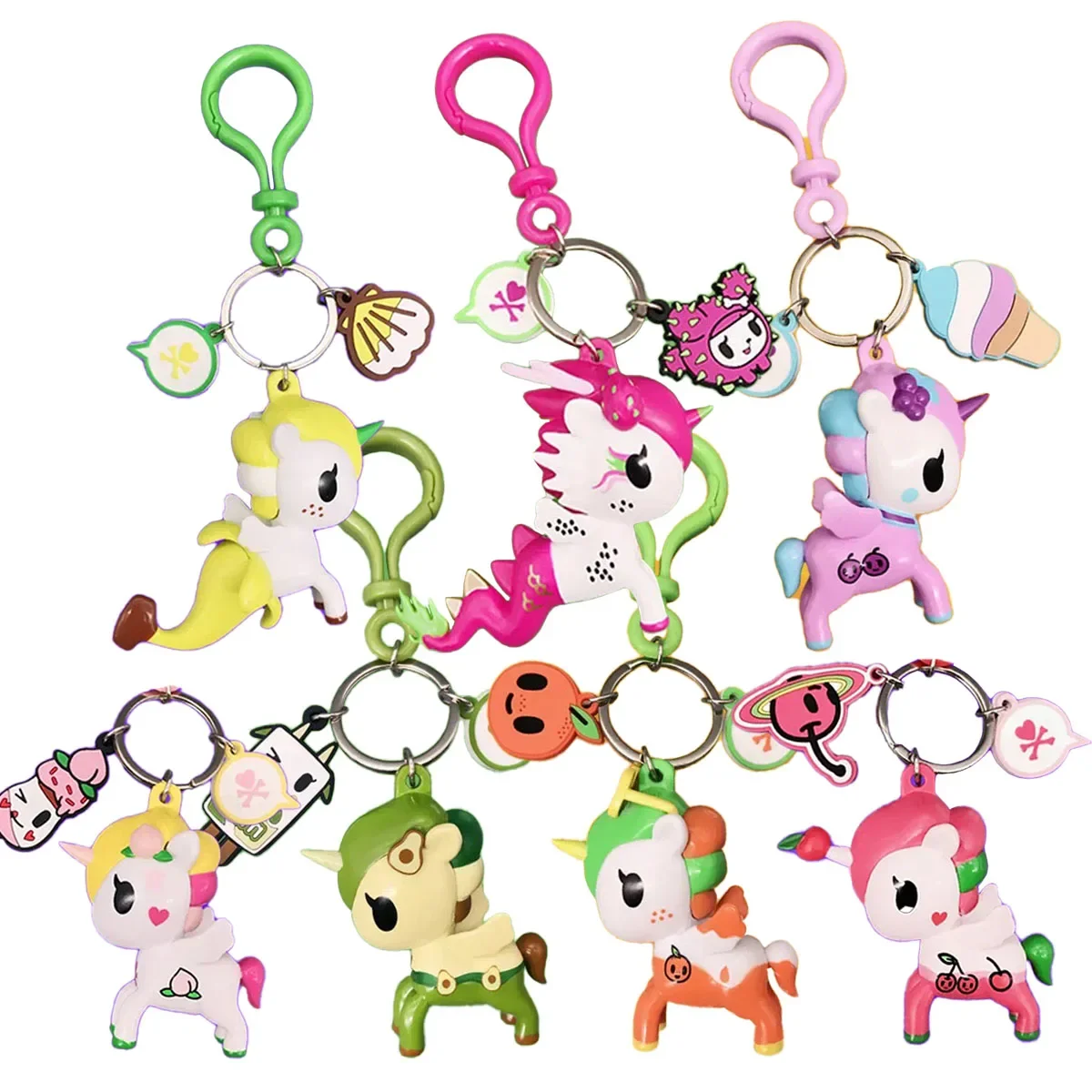 Tokidoki Kawaii Cute Unicorn Blind Box Keychain Pendant Doll Gifts Toy Model Anime Figures Collect Ornaments