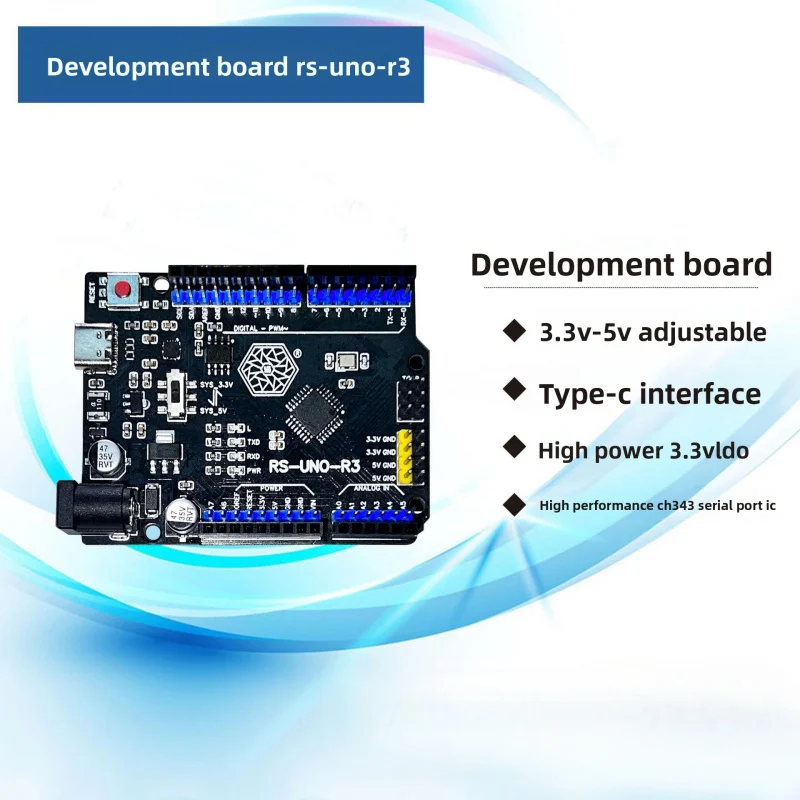 

R3Development Board Kit Compatible witharduinoMotherboardATmega328PImproved Version Single-Chip MicrocontrollerTypeCMouth