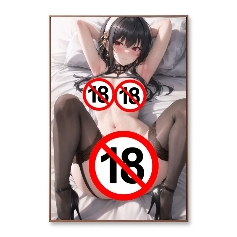 Manga Anime OL Caspaly Sexy Girls Nude Pictures Wall Decoration Canvas Print Posters Art Paintings No Frame