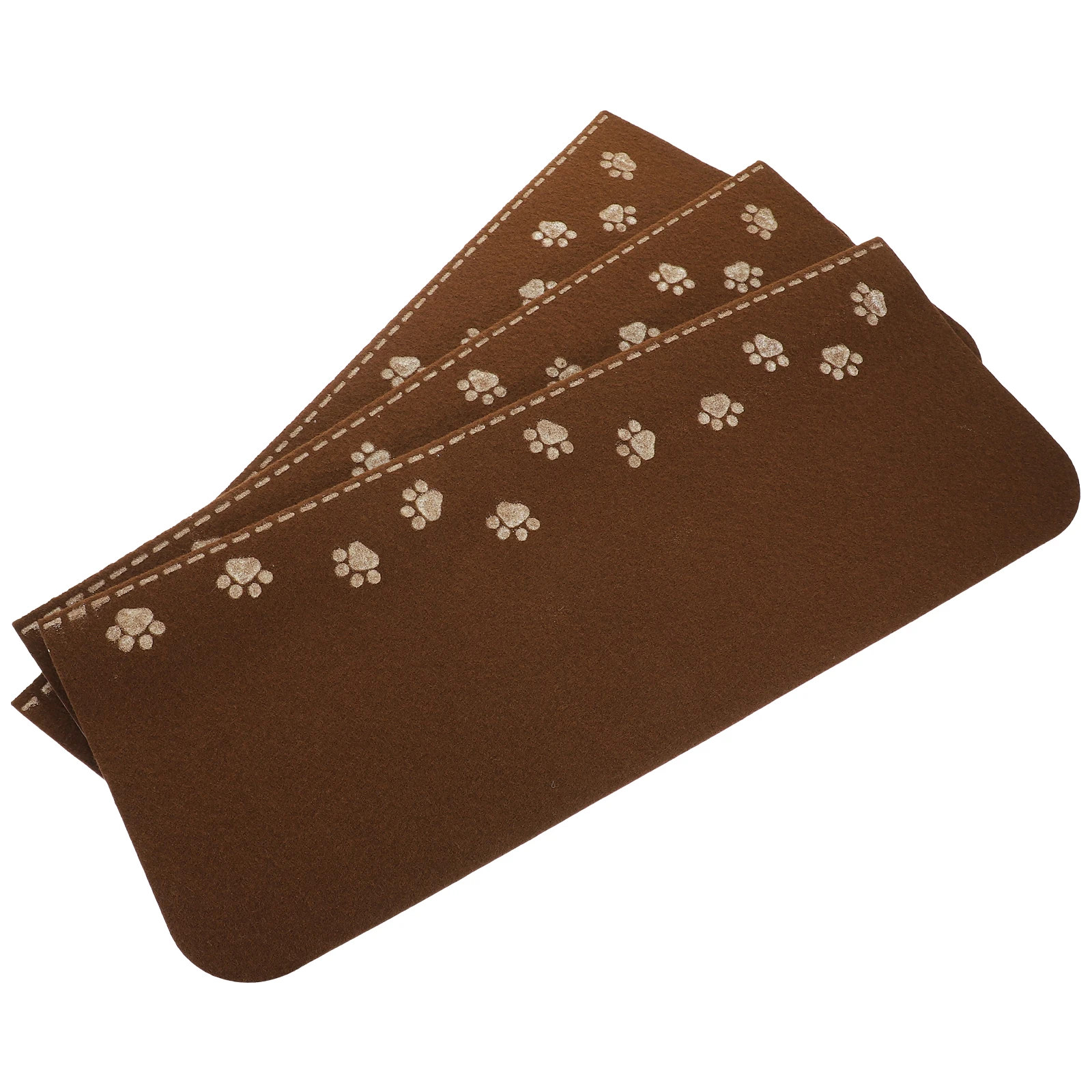 

3pcs Bear Luminous Stair Stair Stepping Mat Mat Non Slip Polyester Household Carpet Treads Safety Kids Outdoor Stairs