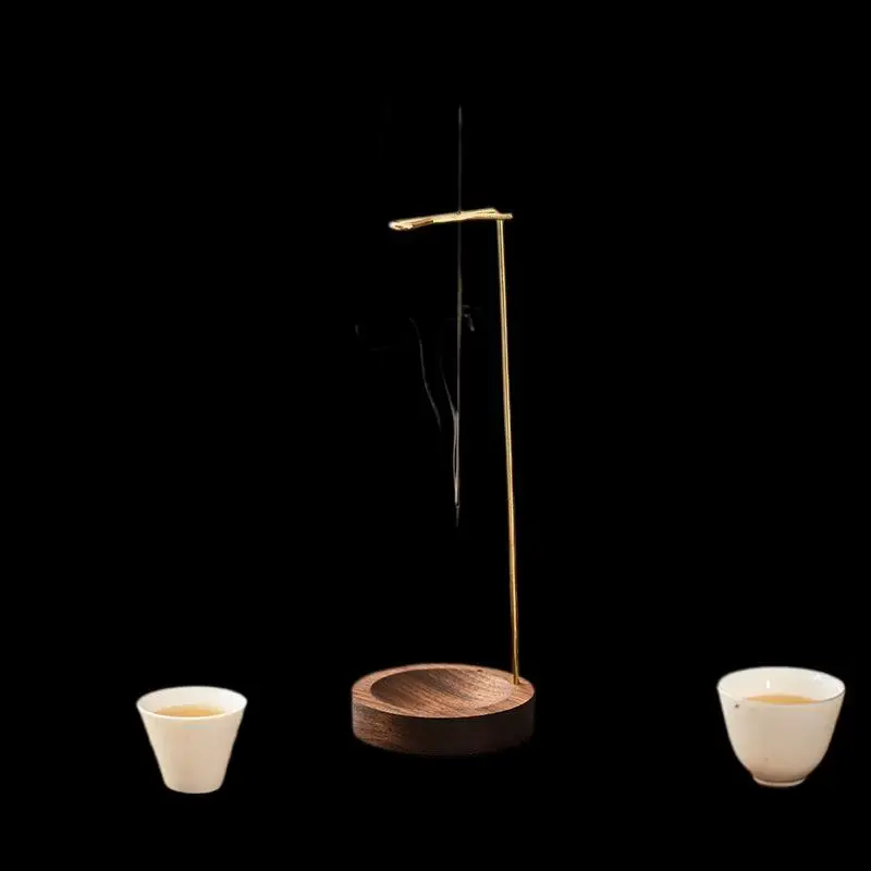 1PC Creative Upside Down Incense Burner Incense Stick Holder Wooden Anti-Ash Design Incense Stick Meditation Spa Room Home Decor