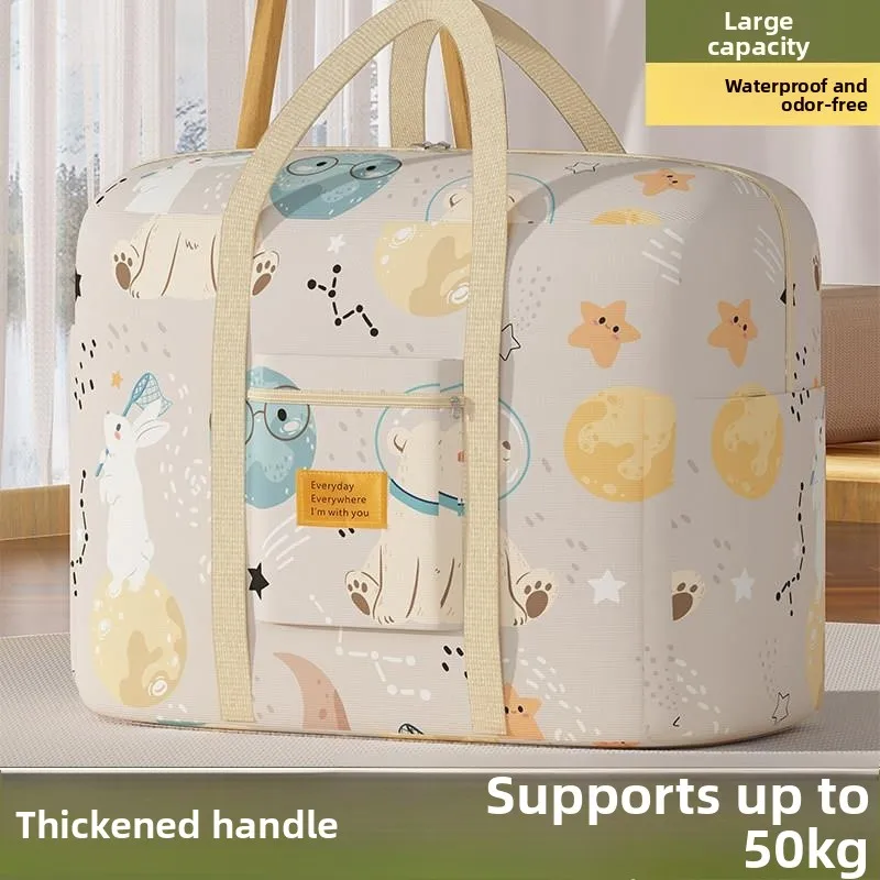 lightweight-large-capacity-travel-bag-women's-short-trip-handheld-delivery-bag-storage-bag-luggage-box-cover-bag
