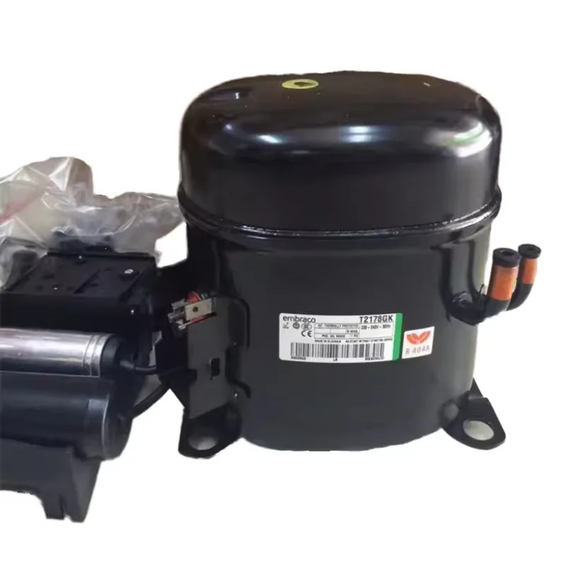 

Оптовая продажа Embraco T2155GK T2168GK T2178GK NT2182 T6215Z R404a 220-240 В холодильные компрессоры для морозильной камеры