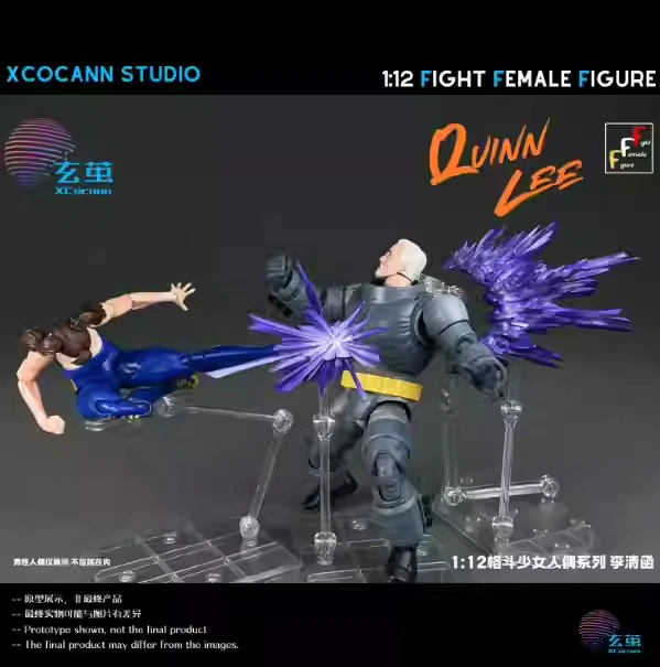 

Original Pj01 Fighting Girl 1/12 Mountain Moon Studio Building Block Accessories 6in Female Model Action Figures Kids Toy Gifts