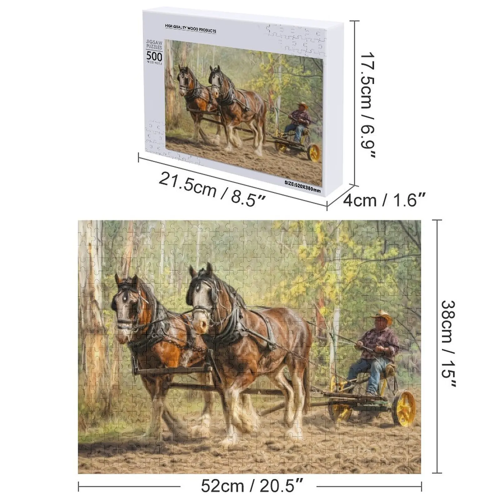 تحضير اللغز المخصص مع الصور لغز الخشب المخصص