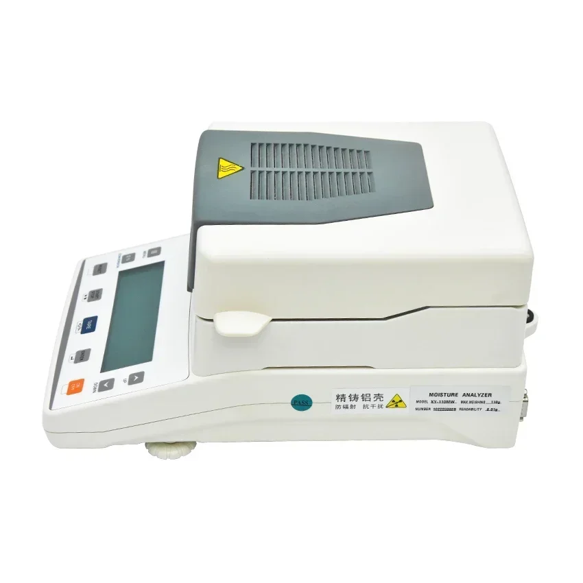 

110g/0.01g Lab Digital Moisture Balance | Halogen Heating Moisture Analyzer for Grain & Food