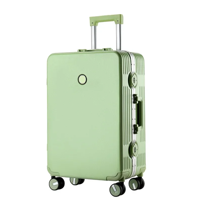 Aluminum frame pull rod box cardan travel case   Password suitcase Suitcase Set