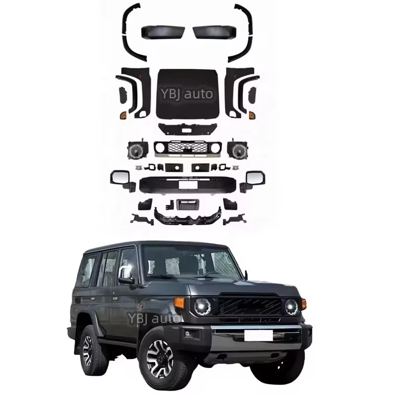 

YBJ REPLACE Body Kit for 2024 Land Cruiser LC 70 Series NEW LOOK for LC79 76 FJ79 2024 Replacement Facelift