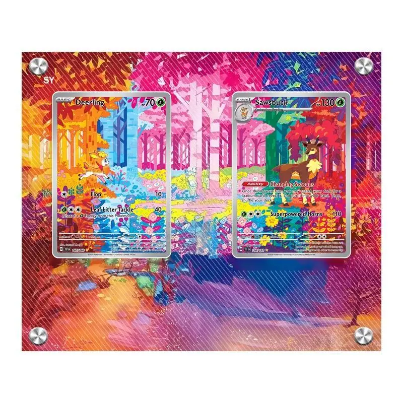 ポケモンディアリングソーサック拡張アート保護カードディスプレイケースコレクションカードアクリル拡張絵画ディスプレイラック