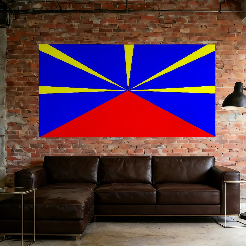 Melhor Preço para Bandeira de Ilha Reunion para Decoração de Festas e Acampamentos ao Ar Livre - Ornamentos I-Island 974