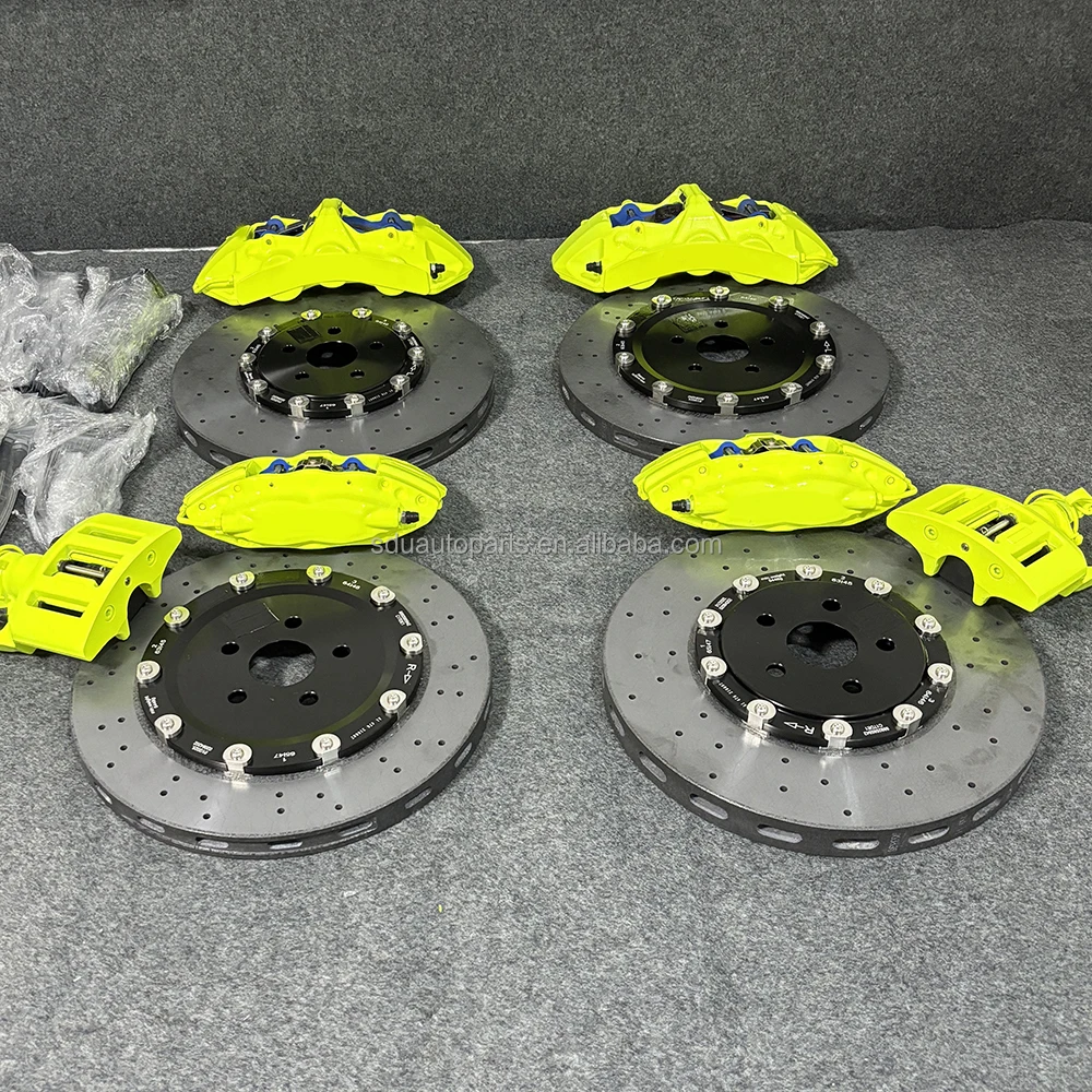 

High-performance front 6-piston and rear 4-piston 355/380/420mm brake pads suitable for racing brake systems