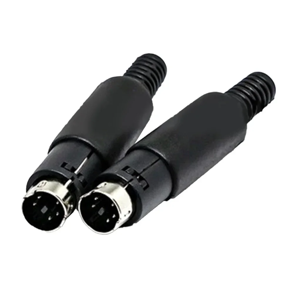 Ample Supply For Electrical Projects Chassis Cable Installation Male Socket 6cm Length Black Color DC220V Rated Voltage