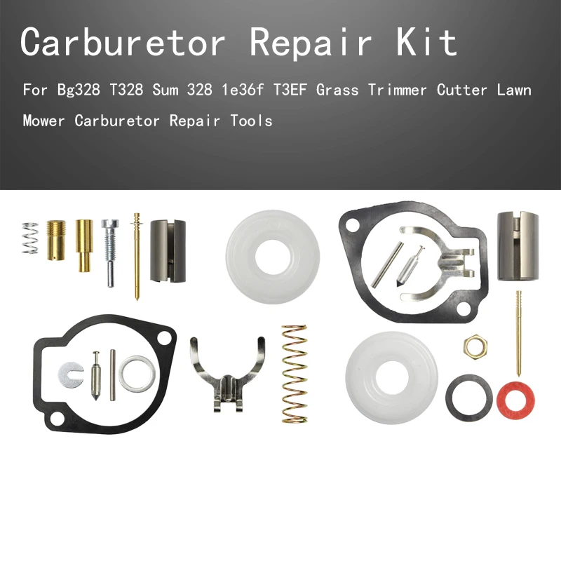 

Carburetor Repair Kit For Bg328 T328 Sum 328 1e36f T3EF Grass Trimmer Cutter Lawn Mower Carburetor Repair Tools