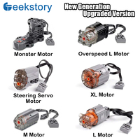 Mould King MOC Technical Power Functions Parts M L XL Servo Motor 8883 8882 88004 compatible with Legoeds Blocks Gift for Kids