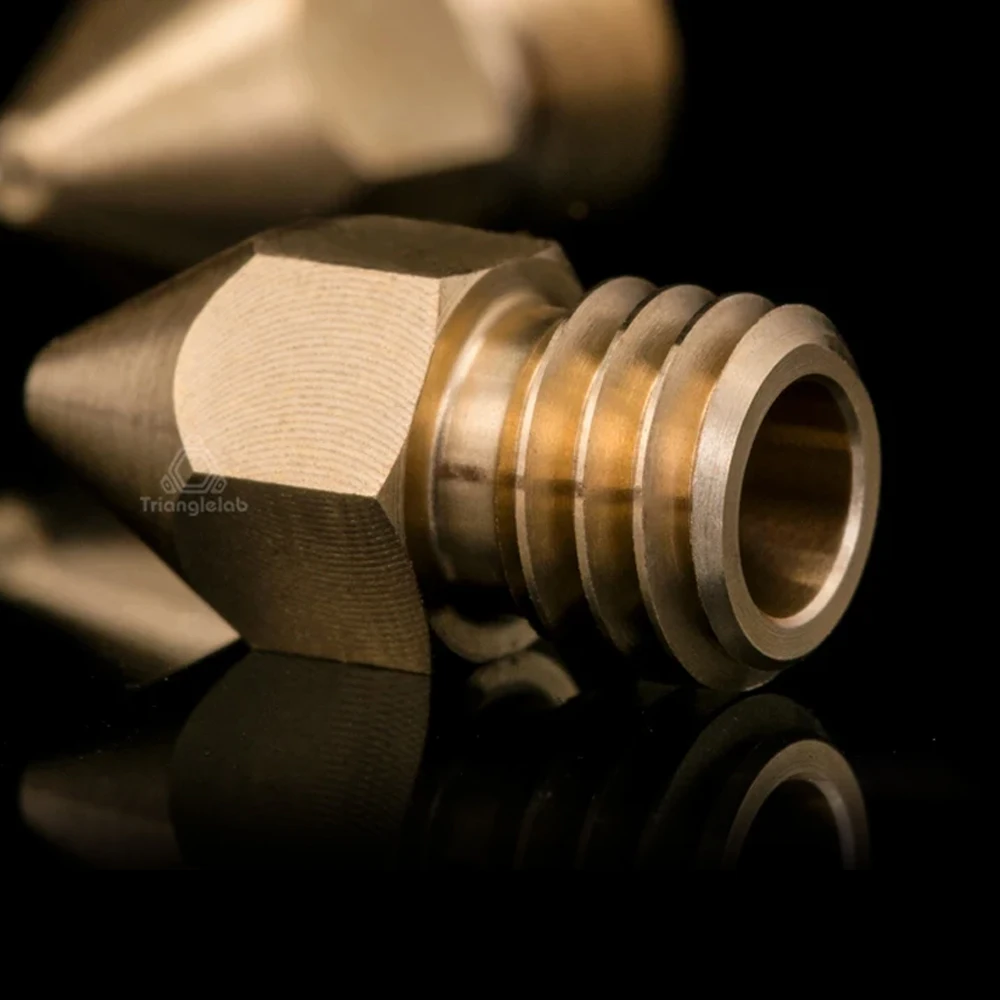 Trianglelab Super high quality Zortrax Brass Nozzle for Hotend Kit Zortrax M200 M300 3D printer 1.75MM Screw thread M6 EXtruder
