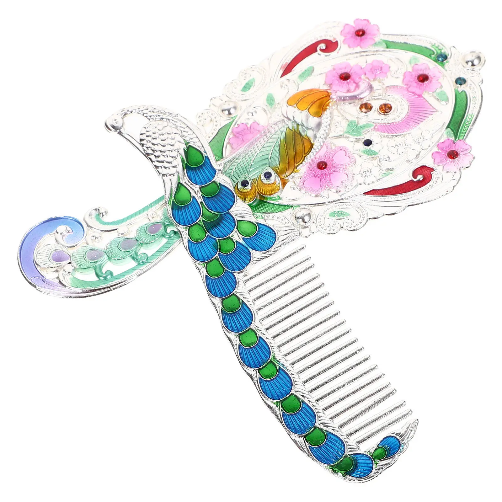 

1Set Adorable Mirror Portable Mini Makeup Mirror with Comb Exquisite Simple Design Perfect Gift for Friends