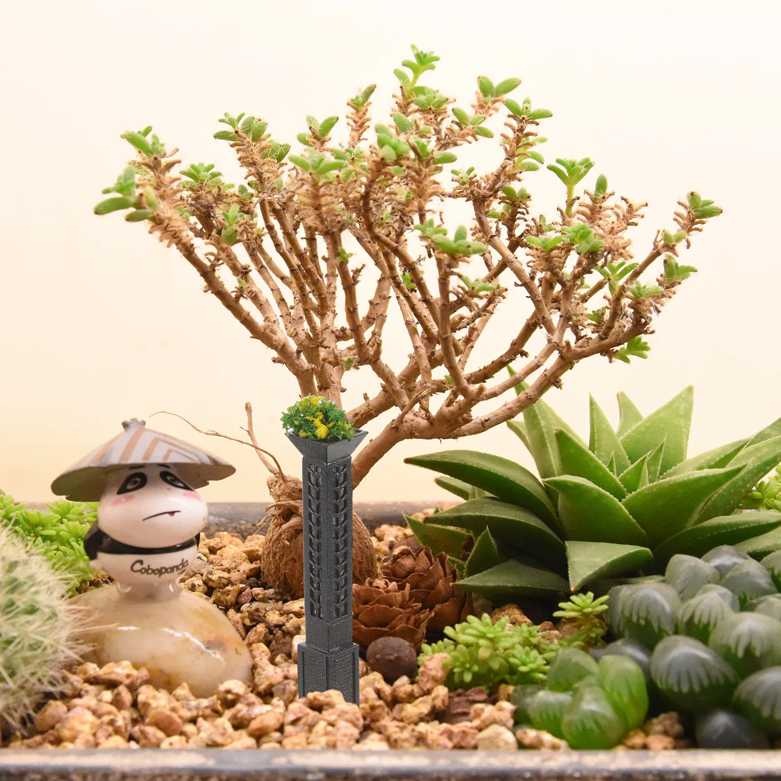

4Pcs Mini Street Light Commercial Miniature Micro Landscape Scene Lamp LED Lighting for Miniature Garden Decor