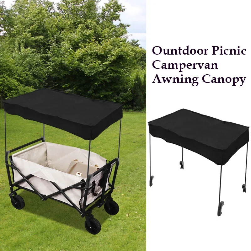 Wohnmobil-Vorzelt, Sonnenschutz, wasserdichtes Oxford-Gewebe, faltbarer Sonnenschirm für Outdoor-Picknicks