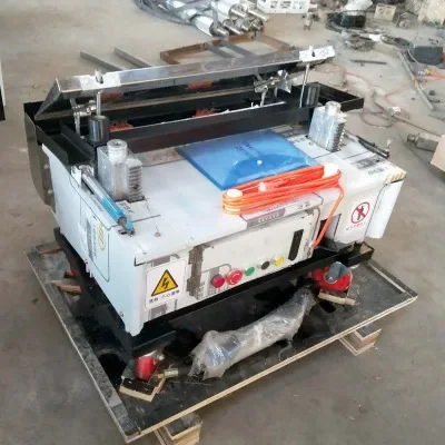 New technology automatic wall cement rendering plastering machine Concrete machinery