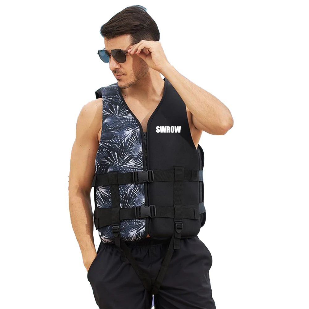 

2025 Rescue Life Jacket For Adults Children Vest Neoprene Water Sports Kayak Boating Surfing Rafting Fishing Safety Accessories