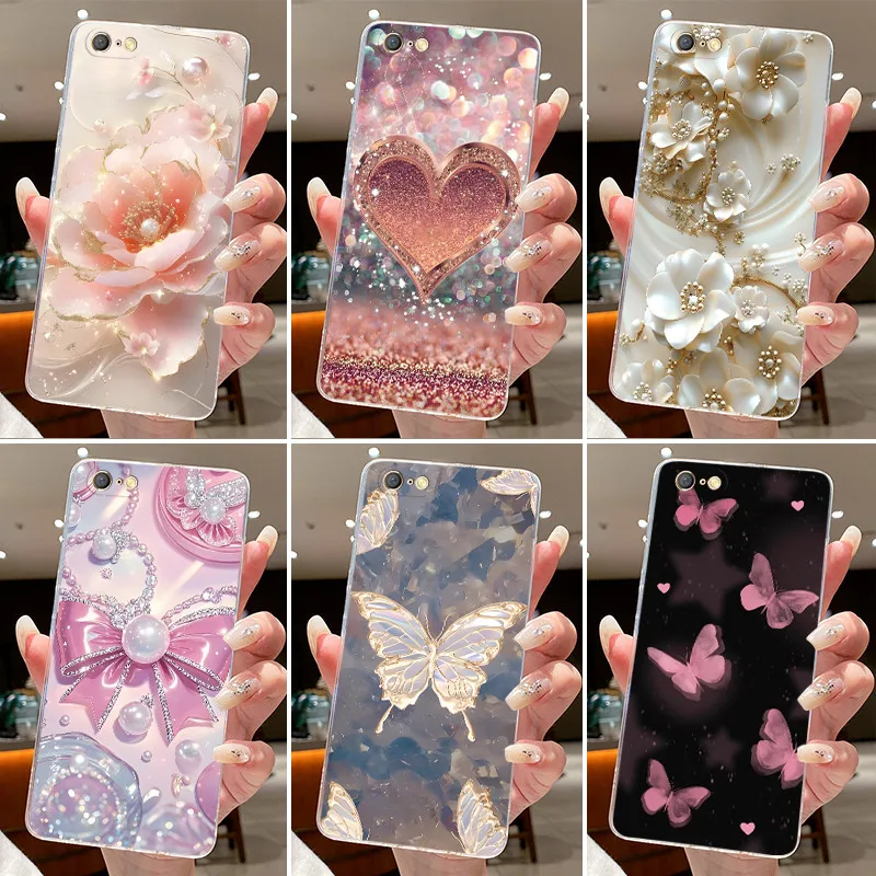 

Чехол для OPPO A71 CPH1717 CPH1801 A83 A83T, чехол для телефона с цветочной бабочкой OppoA71 A 71 (2018) Capa, мягкий силиконовый желейный чехол из ТПУ