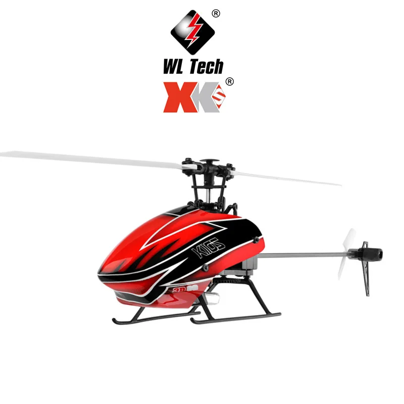 Weili Xk K110s Upgraded Six Channel Single Paddle Aileron Free Aircraft Brushless Remote Control Helicopter Model Rc Toys