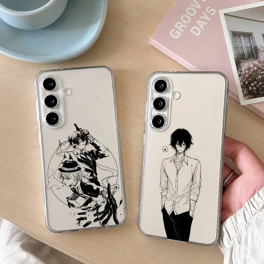 Bungo Stray Dogs gift Phone Case Transparent Silicone Soft For SamsungA10,12,20,21S,30,31,40,50,51,52,70,71