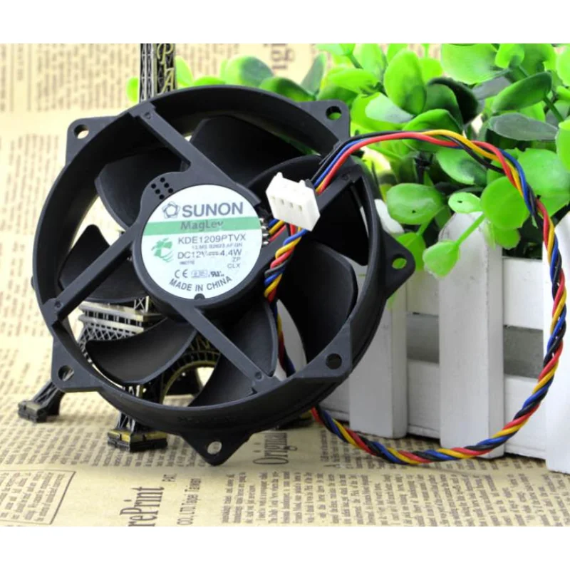 Novo ventilador de refrigeração CPU para TAJUN KDE1209PTVX 12V 4.4W 4 pinos Maglev Fan 9cm 9025 92*92*25mm