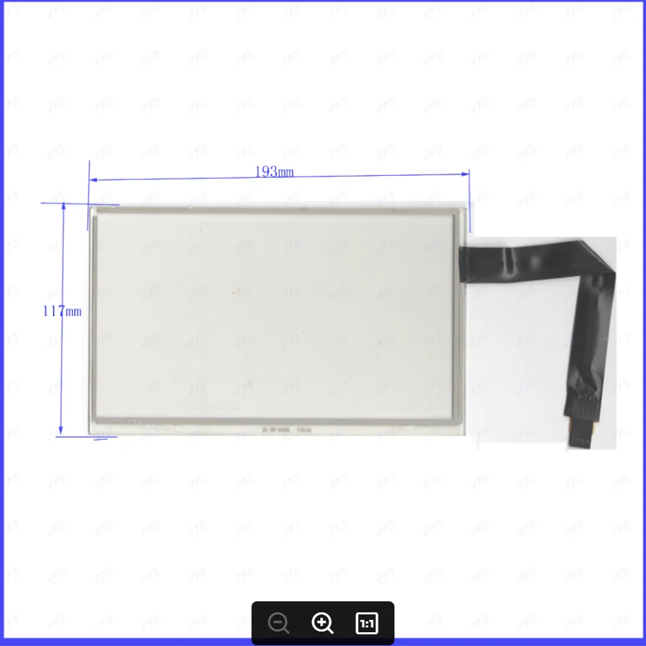 

ZhiYuSun резистивные оловянные сенсорные экраны 8 дюймов 4 линии сенсорный экран 192*116,5 мм экран бесплатная доставка 192 мм * 116,5 мм СТЕКЛО XWT170