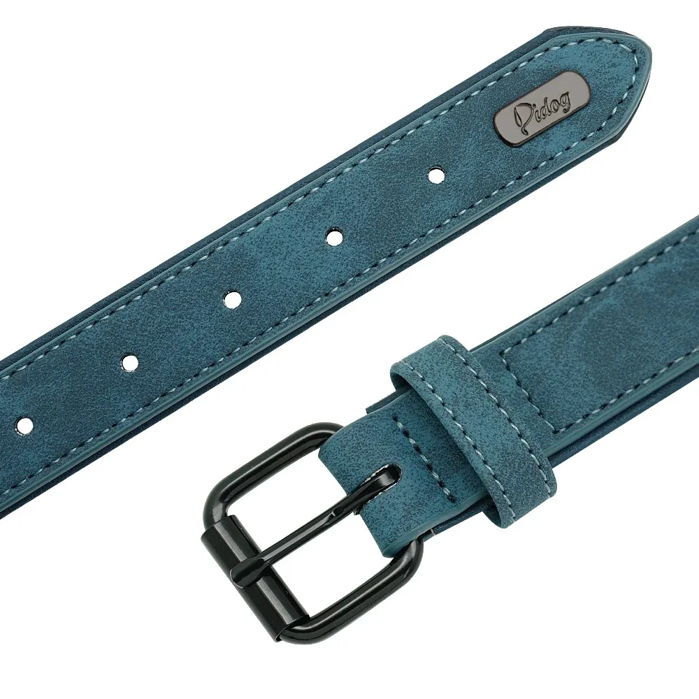 Personalisierte individuelle Hundehalsbänder aus Leder mit Namens-ID-Tags für kleine/mittlere/große Hunde: Einzigartige Haustierzubehör für Pitbull, Bulldogge und Beagle – Detail 11