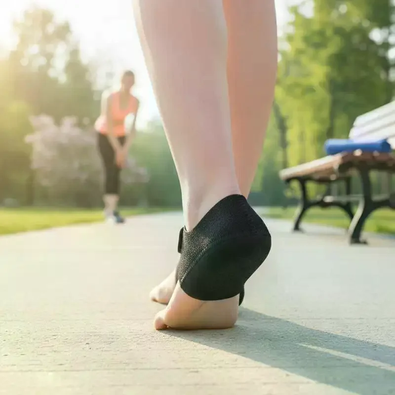 Plantar Fasciitis Heel Spur Foot Support With U-Shaped Silicone Gel Heel Cups For Heel Pain Relief Insoles For Man Woman Walking