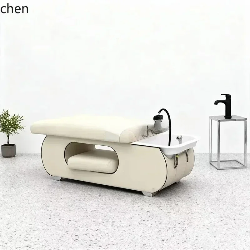 w10-  Waterfall Shower High-end Barber Shop Shampoo Bed Hair Salon Special Head Therapy Steaming Water Heater
