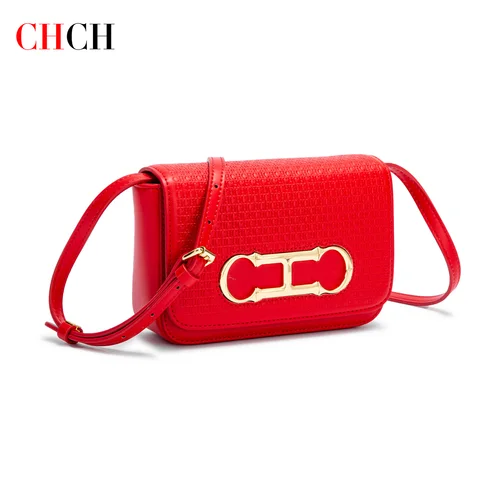 CHCH bolso cruzado para mujer 2024 nuevo bolso de sillín con tapa bolso cuadrado pequeño Simple para ir al trabajo