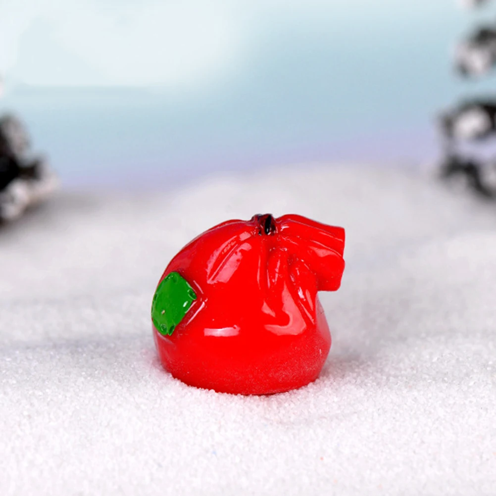 

18 Pcs Snow Scene Ornaments Christmas Miniature Landscape Accessory Resin Train Layout Decor Student