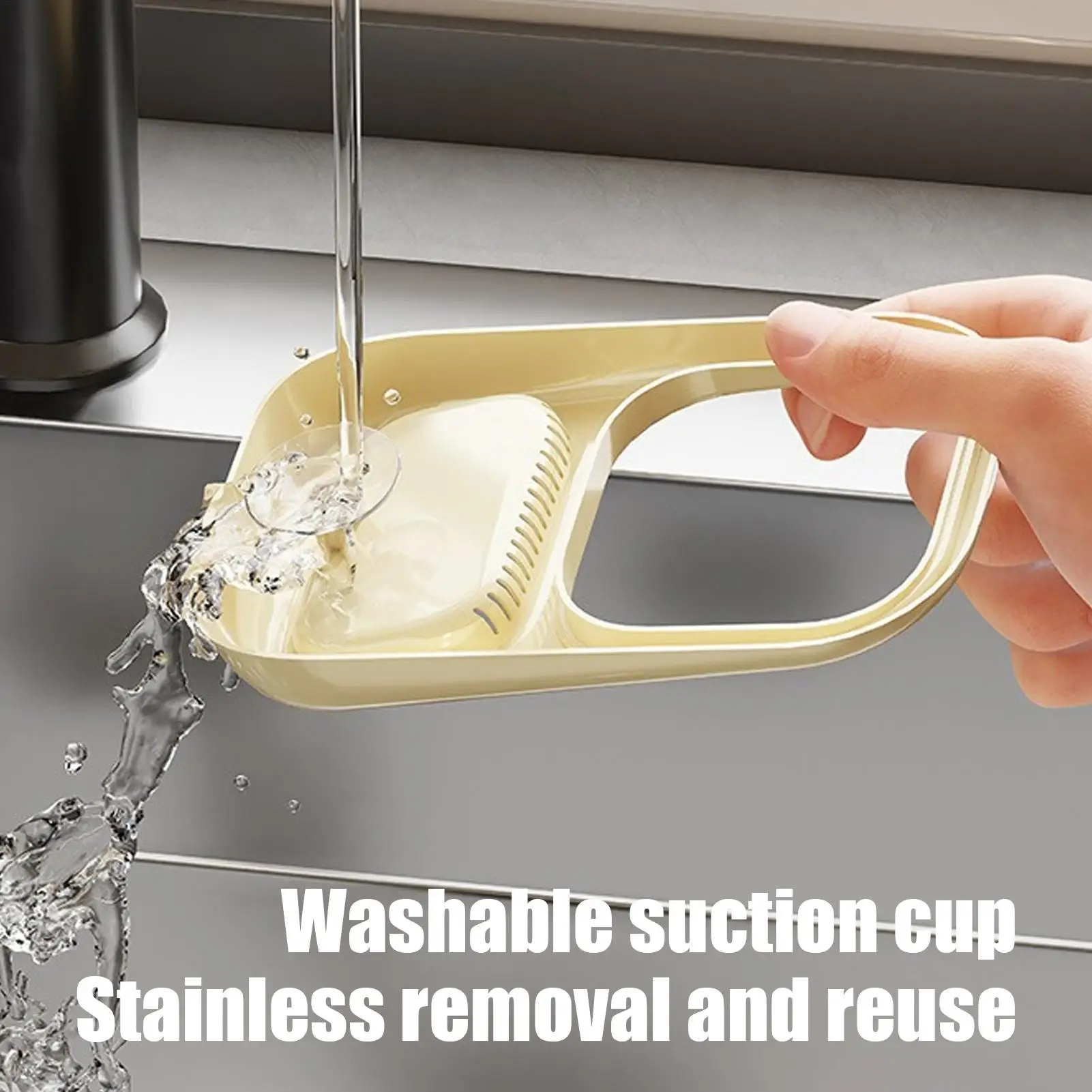 سلة تصريف الحوض مع كوب شفط ورف تخزين ملحق فلتر حوض المطبخ لمنع تسد النفايات في المنازل #5