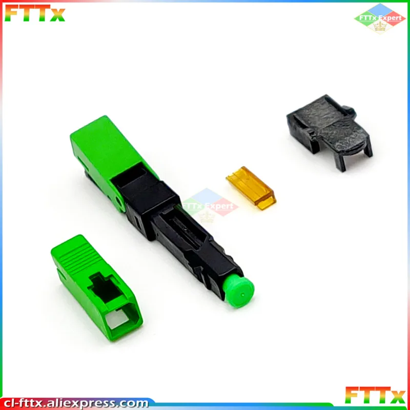 UNIKIT ESC250P SC APC conector rápido mecánico de fibra óptica, conector rápido de prepulido sin pulir, montaje de filamento MESC250P