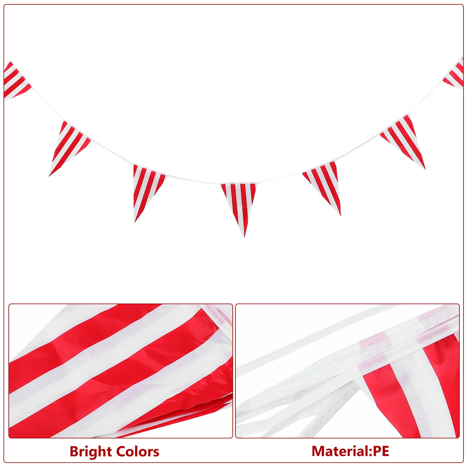 

Triangle Bunting Banner Party Flag Carnival Pennant Flags Circus Decorations for