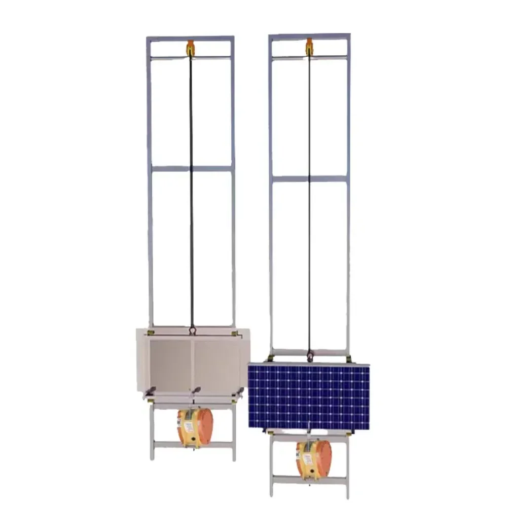 for New fast photovoltaic panel lift electric small lifting crane glass lifting flip-up solar panel